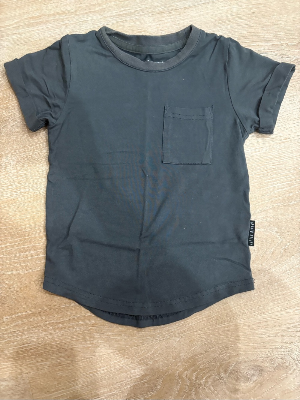Little Bipsy Elevated Tee in color smoke